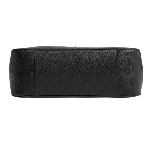 Kate Spade Polly Medium Shoulder Crossbody Black Leather Bag NWT - Picture 9 of 16